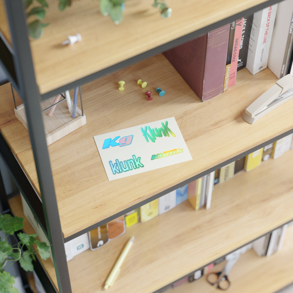 Klunk Garage and Klunk Retro Sticker Sheets