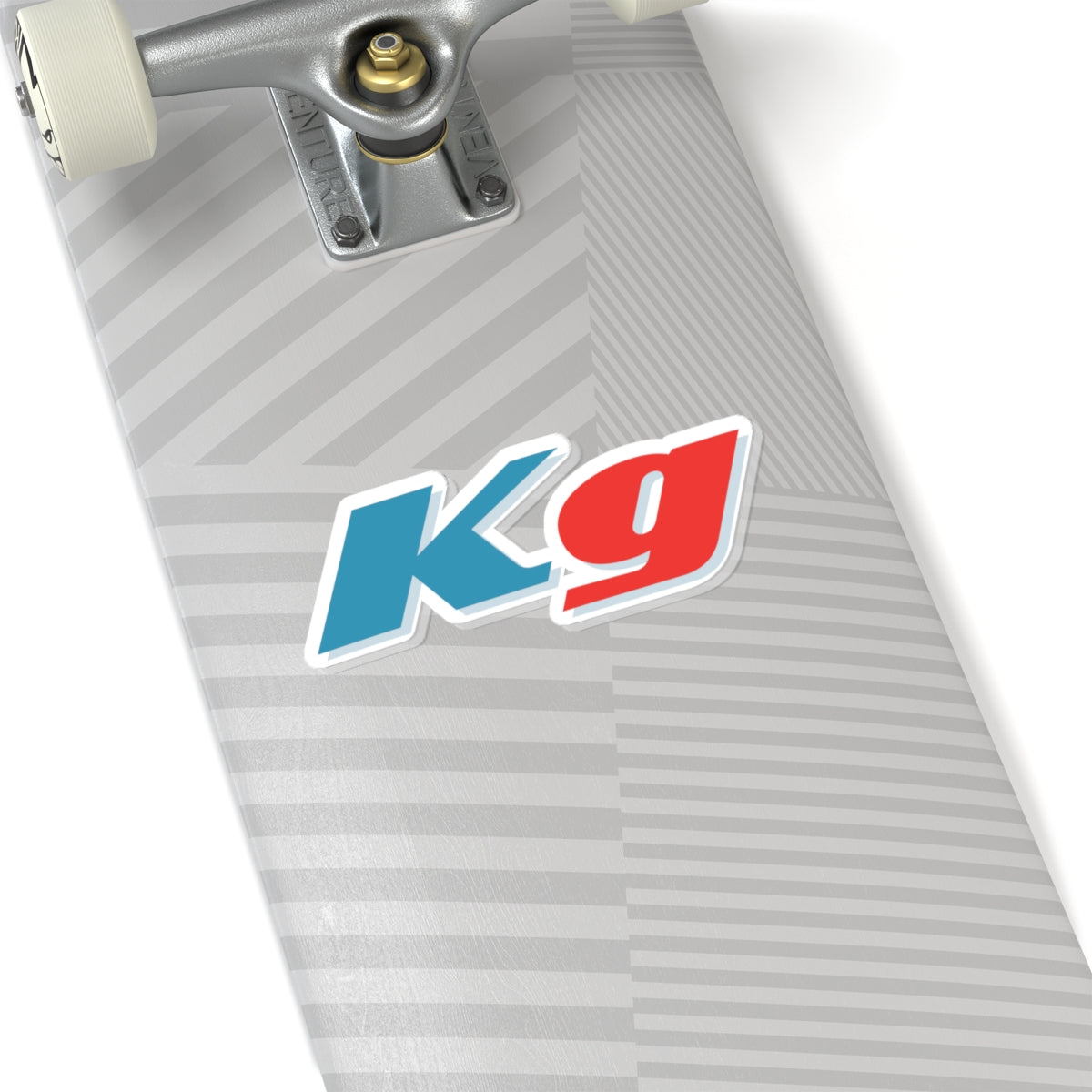 "KG" Sticker