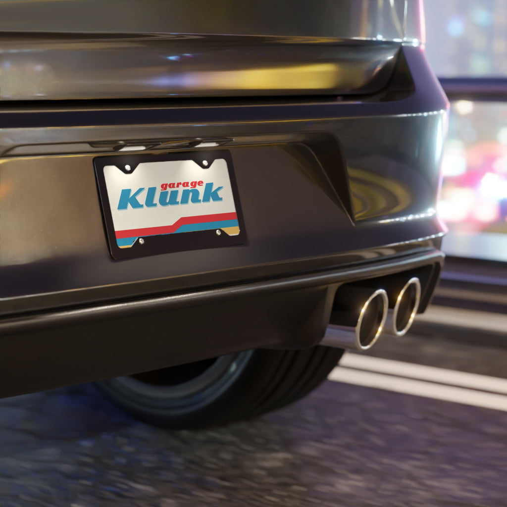 "Klunk Garage" Vanity Plate